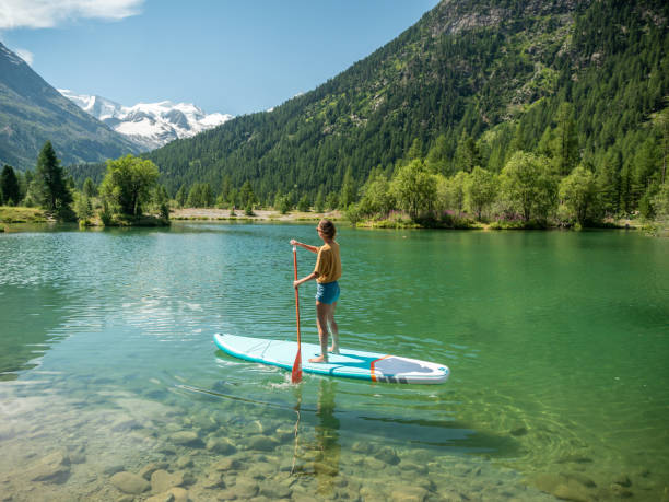 Paddle sur l'eau